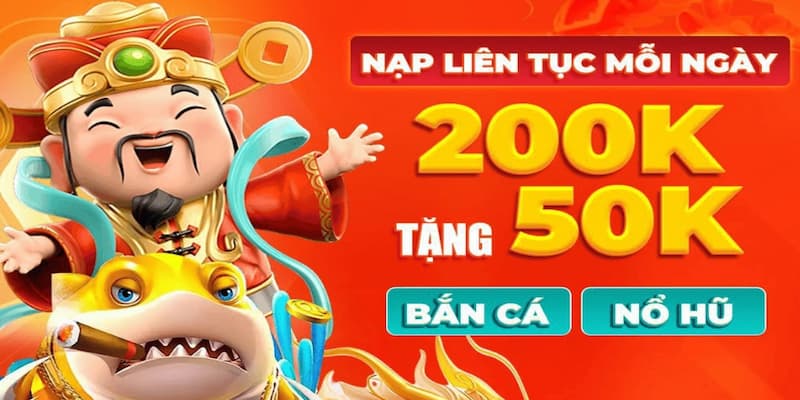 Điều kiện để nhận ưu đãi Nạp 200k Tặng 50K là gì?