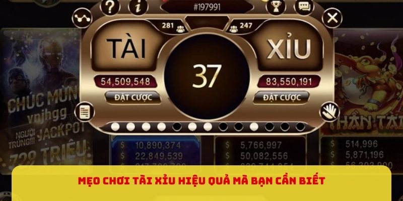 Mẹo chơi Tài xỉu hiệu quả mà bạn cần biết